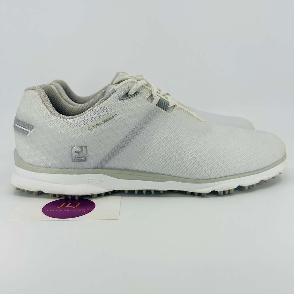 FootJoy Women's Pro SL Sport Waterproof Golf Shoes White 98144 Size 9 M